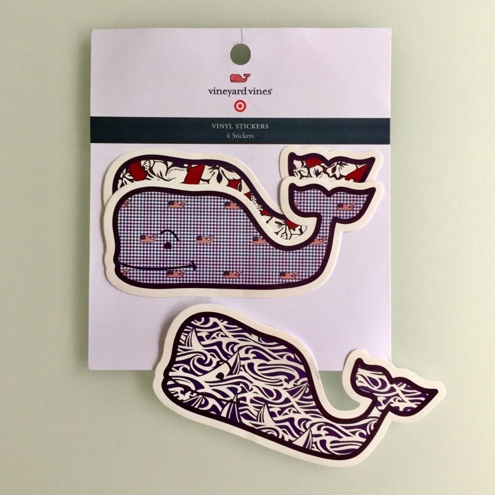 Vineyard Vines Whale Stickers